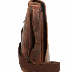 Clearance Jack Kinsky Baltimore 4 Umhängetasche Leder 28 cm cognac