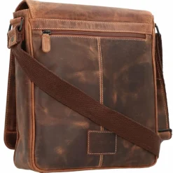 Clearance Jack Kinsky Baltimore 4 Umhängetasche Leder 28 cm cognac