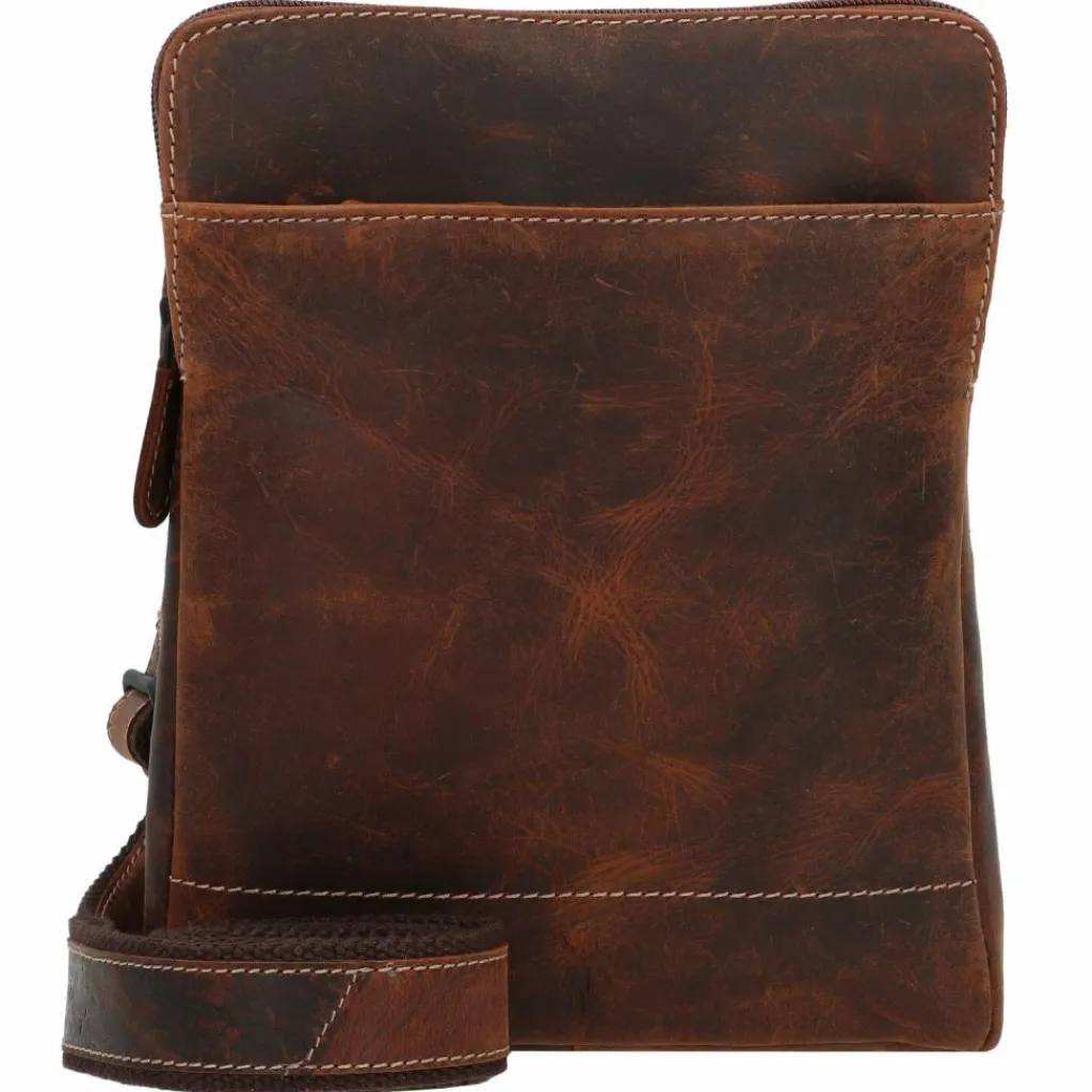 Jack Kinsky Baltimore 24 Umhängetasche Leder 19 cm