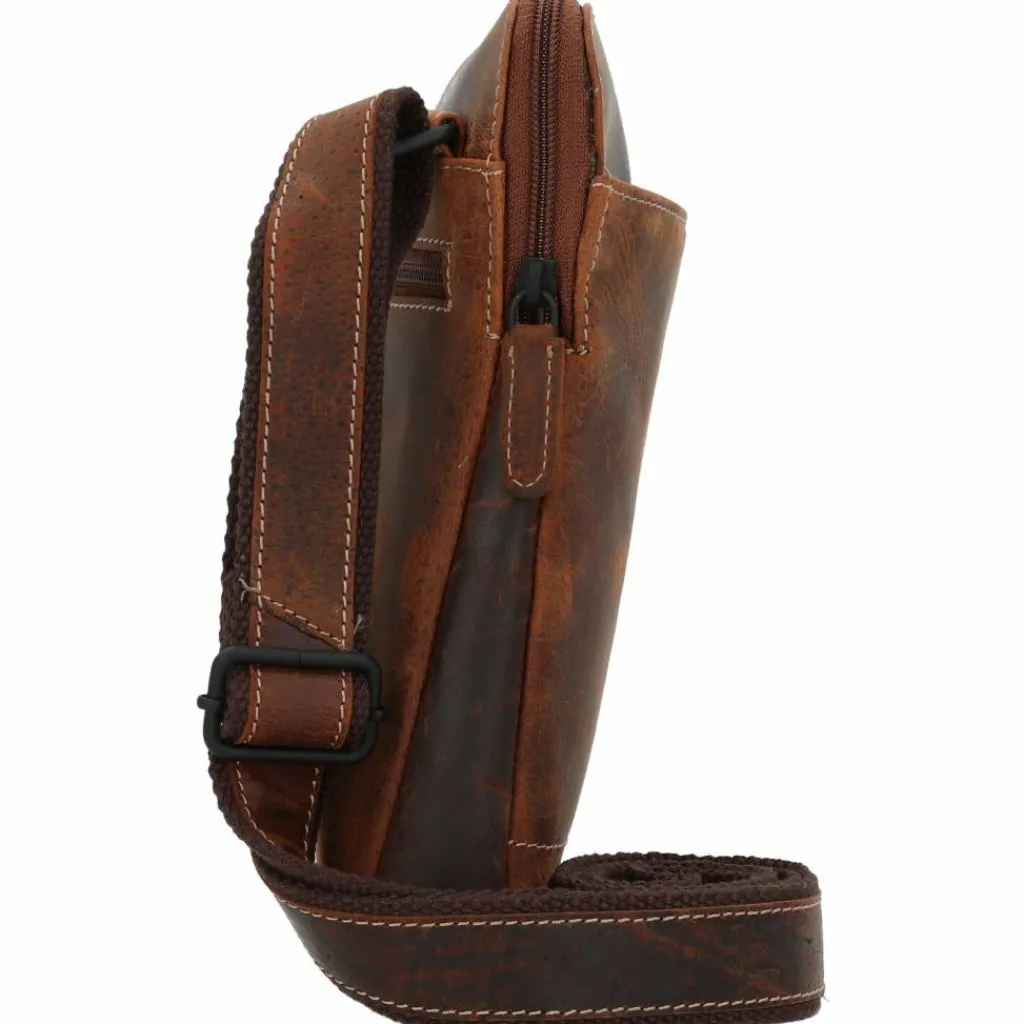 Jack Kinsky Baltimore 24 Umhängetasche Leder 19 cm
