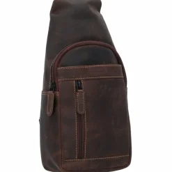 Jack Kinsky Umhängetaschen<Baltimore 17 Umhängetasche Leder 30 cm mokka