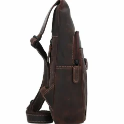 Jack Kinsky Umhängetaschen<Baltimore 17 Umhängetasche Leder 30 cm mokka