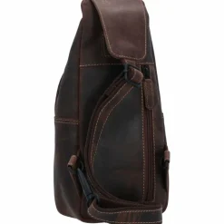 Jack Kinsky Umhängetaschen<Baltimore 17 Umhängetasche Leder 30 cm mokka