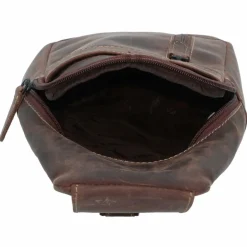 Jack Kinsky Umhängetaschen<Baltimore 17 Umhängetasche Leder 30 cm mokka