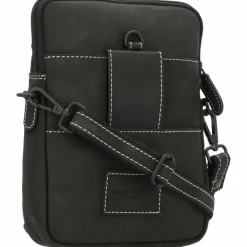 Jack Kinsky Umhängetaschen<Baltimore 11 Umhängetasche Leder 16 cm anthrazit
