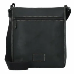 Jack Kinsky Baltimore 30 Umhängetasche Leder 30 cm anthrazit