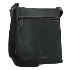 Jack Kinsky Baltimore 30 Umhängetasche Leder 30 cm anthrazit