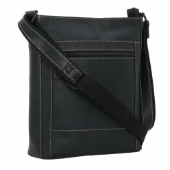 Jack Kinsky Baltimore 30 Umhängetasche Leder 30 cm anthrazit