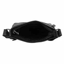 Jack Kinsky Baltimore 30 Umhängetasche Leder 30 cm anthrazit