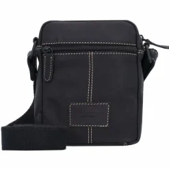 New Jack Kinsky Baltimore 1 Umhängetasche Leder 14 cm anthrazit
