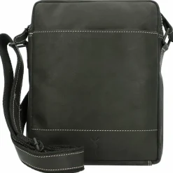 Jack Kinsky Baltimore 2 Umhängetasche Leder 20 cm anthrazit