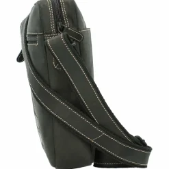 Jack Kinsky Baltimore 2 Umhängetasche Leder 20 cm anthrazit