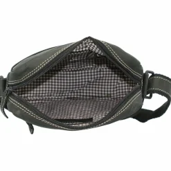 Jack Kinsky Baltimore 2 Umhängetasche Leder 20 cm anthrazit