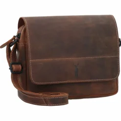 Jack Kinsky Umhängetaschen<Baltimore 19 Umhängetasche Leder 21 cm cognac