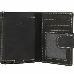 Jack Kinsky Baltimore Kreditkartenetui RFID Schutz Leder 11 cm anthrazit