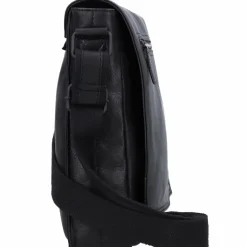 Sale Jack Kinsky Brisbane 4 Umhängetasche Leder 28 cm schwarz