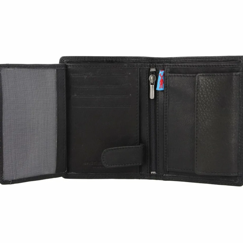 Discount Jack Kinsky Brisbane Geldbörse RFID Leder 9,5 cm schwarz