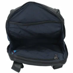 Jack Kinsky Brisbane Umhängetasche Leder 22 cm schwarz