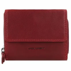 New Jack Kinsky Geldbörse RFID Schutz Leder 11 cm rot