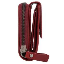 New Jack Kinsky Geldbörse RFID Schutz Leder 11 cm rot