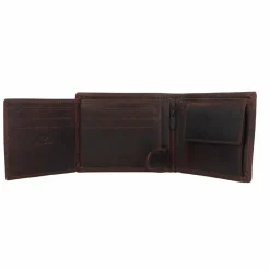 Herren Jack Kinsky Monterey Geldbörse RFID Schutz Leder 13 cm