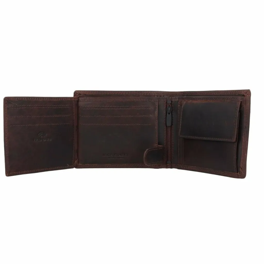 Herren Jack Kinsky Monterey Geldbörse RFID Schutz Leder 13 cm