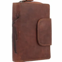 Online Jack Kinsky Monterey Geldbörse RFID Schutz Leder 10 cm cognac