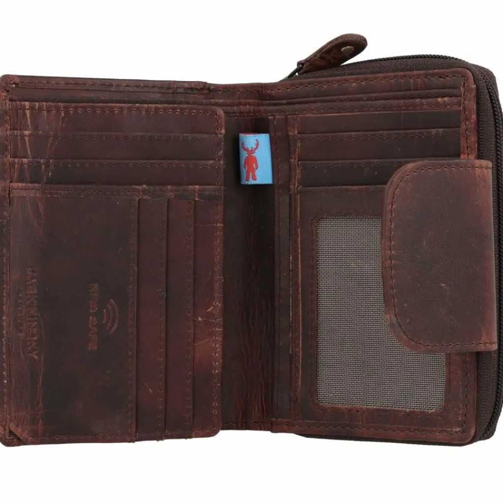 Herren Jack Kinsky Monterey Geldbörse RFID Schutz Leder 10 cm