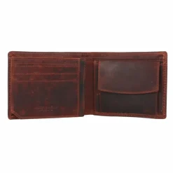 Outlet Jack Kinsky Monterey Geldbörse RFID Schutz Leder 12.5 cm cognac