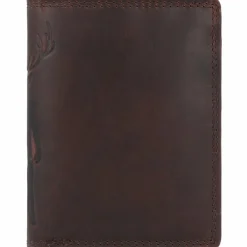 Clearance Jack Kinsky Monterey Geldbörse RFID Schutz Leder 9.5 cm mokka