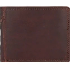 Jack Kinsky Herrengeldbörsen Querformat<Monterey Geldbörse RFID Schutz Leder 11.5 cm mokka