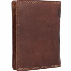 Discount Jack Kinsky Monterey Geldbörse RFID Schutz Leder 9.5 cm cognac