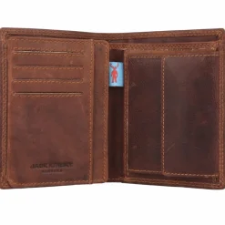 Discount Jack Kinsky Monterey Geldbörse RFID Schutz Leder 9.5 cm cognac