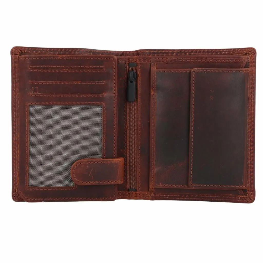 Herren Jack Kinsky Monterey Geldbörse RFID Schutz Leder 10.5 cm