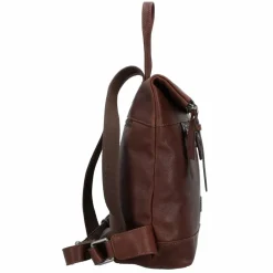 Sale Jack Kinsky Montreal City Rucksack Leder 29 cm mokka