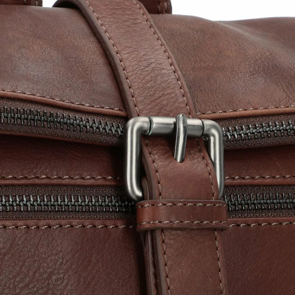 Sale Jack Kinsky Montreal City Rucksack Leder 29 cm mokka