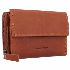 Jack Kinsky Montreal Geldbörse RFID Schutz Leder 13.5 cm cognac
