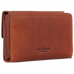 Jack Kinsky Montreal Geldbörse RFID Schutz Leder 13.5 cm cognac