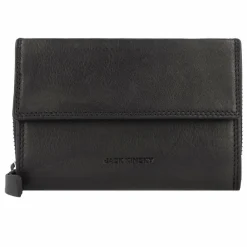 Clearance Jack Kinsky Montreal Geldbörse RFID Schutz Leder 13.5 cm schwarz
