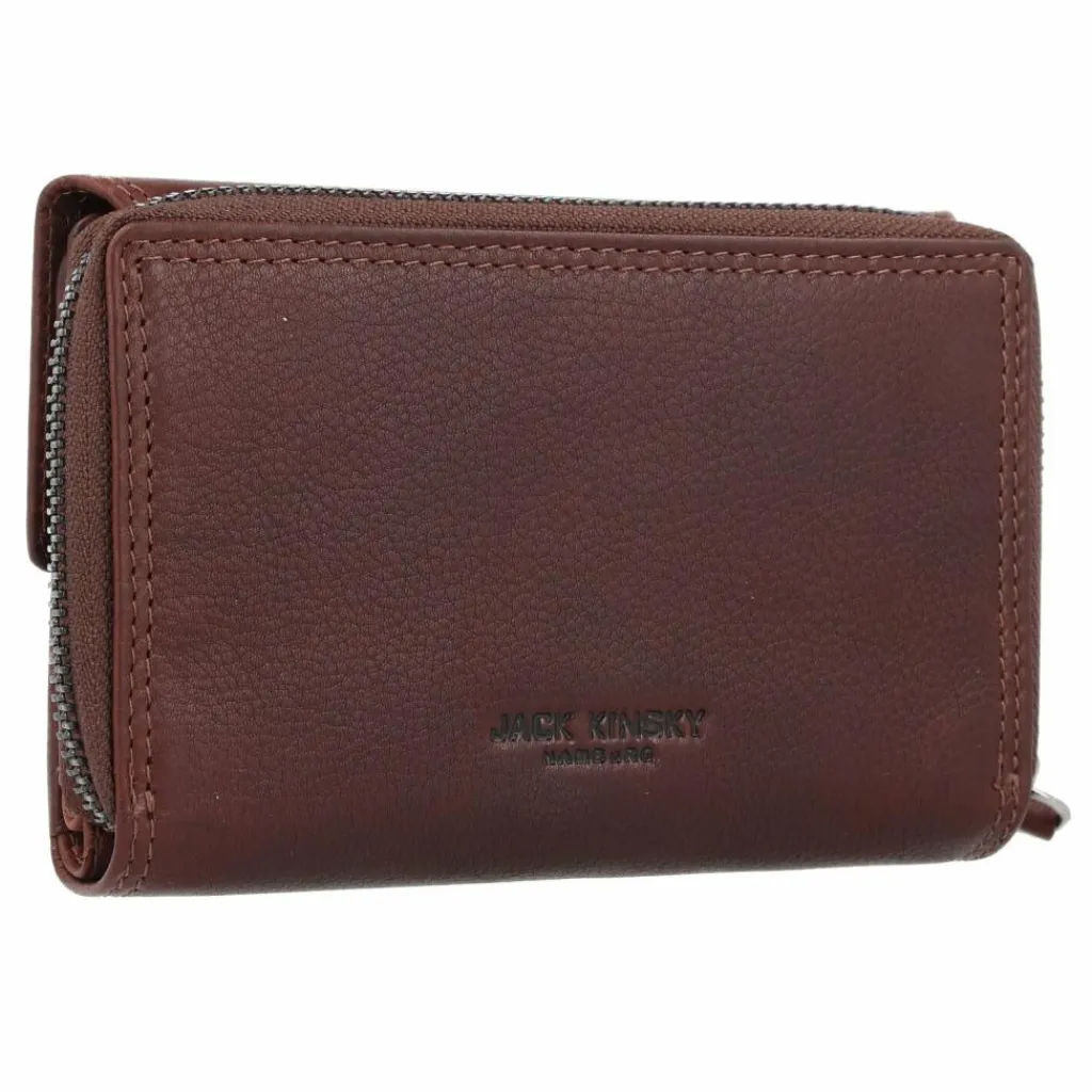 Damen Jack Kinsky Montreal Geldbörse RFID Schutz Leder 13.5 cm