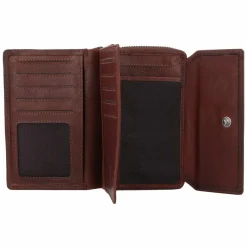 Damen Jack Kinsky Montreal Geldbörse RFID Schutz Leder 13.5 cm