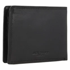Jack Kinsky Herrengeldbörsen Querformat<Montreal Geldbörse RFID Schutz Leder 12 cm schwarz