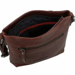 Best Jack Kinsky Montreal Umhängetasche Leder 19 cm mokka