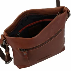Jack Kinsky Umhängetaschen<Montreal Umhängetasche Leder 19 cm cognac