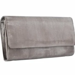 Jack Kinsky Damengeldbörsen Querformat<Nassau 513 Geldbörse Leder 19 cm grau