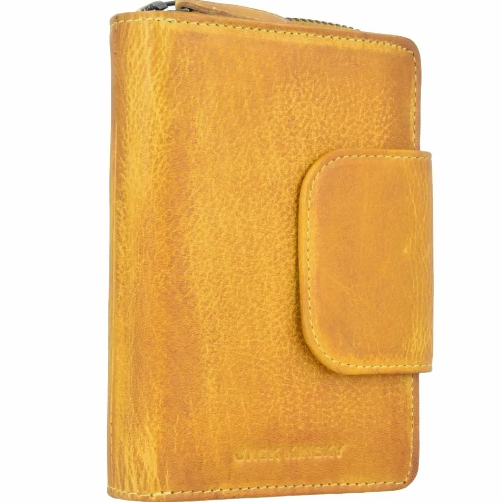 Jack Kinsky Damengeldbörsen Hochformat<Nassau 511 Geldbörse Leder 10 cm gelb