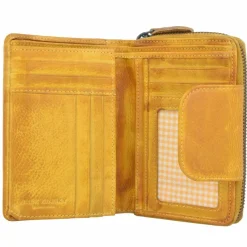 Jack Kinsky Damengeldbörsen Hochformat<Nassau 511 Geldbörse Leder 10 cm gelb