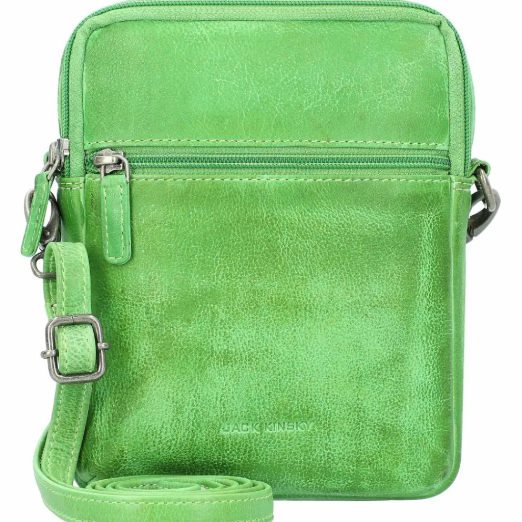 Best Jack Kinsky Nassau 1 Umhängetasche 16 cm Leder apfel