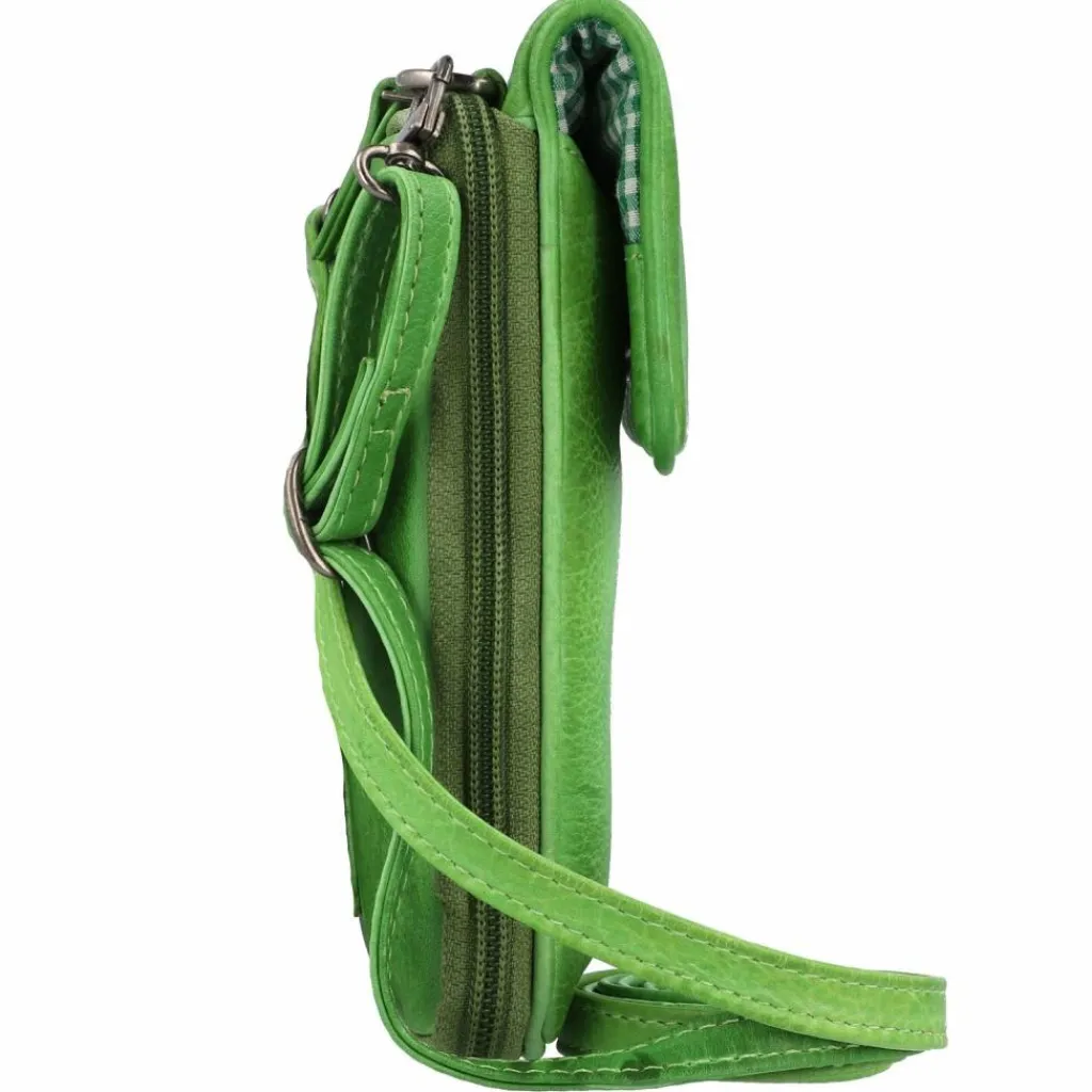 Jack Kinsky Handytaschen<Nassau Handytasche RFID Leder 9,5 cm apfel