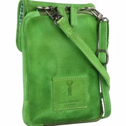 Jack Kinsky Handytaschen<Nassau Handytasche RFID Leder 9,5 cm apfel